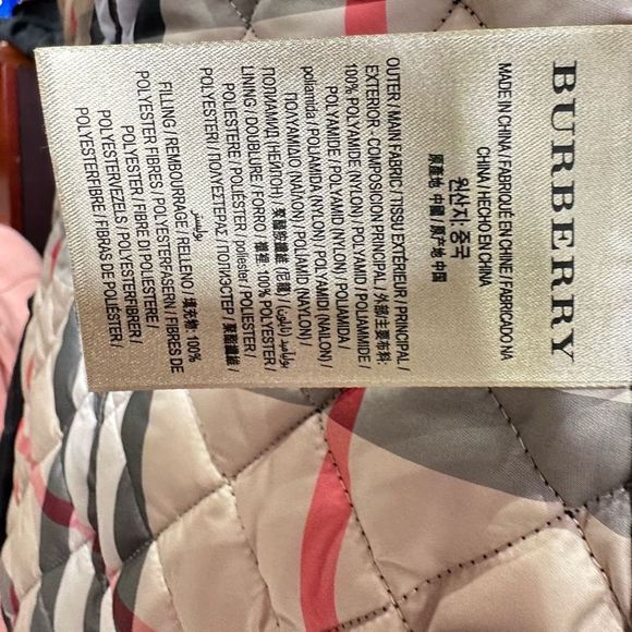 Burberry Women's Black Kencott Quilted Button Jacket New W Tag Size Large - Picture 6 of 12